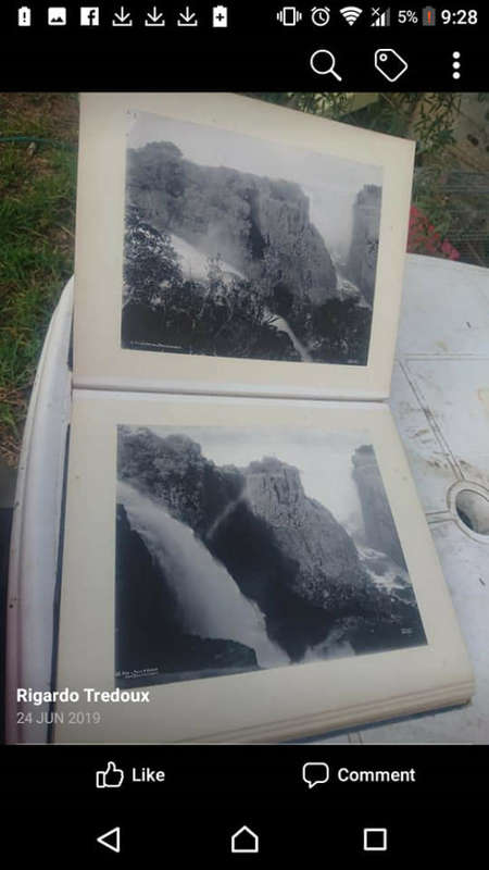 Antique photo album with original photos