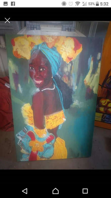 Canvas painting