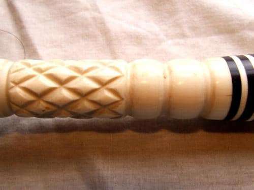 Traditional African carved Handled Fly Whisk
