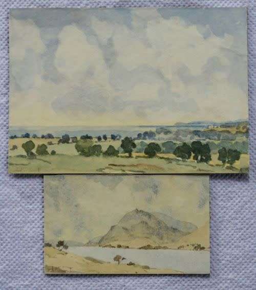 SUPER RARE 2 x J H PIERNEEF SIGNED WATER COLOR PAINTING.FREE COURIER.MAKE OFFER