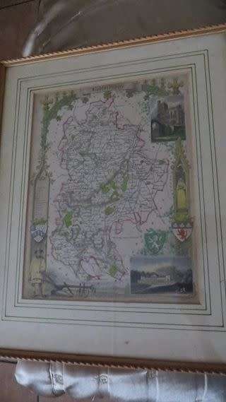 ORIGINAL MAP BY THOMAS MOULE ENGRAVED ON STEEL 1836 39cmx34cm