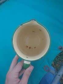 Lovely enamel jug