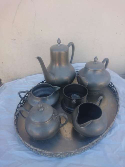 Lovely vintage Holland pewter set