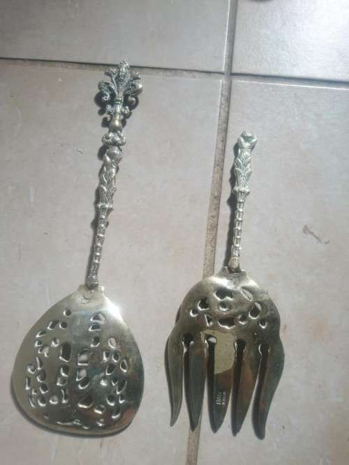 old spoon and fork set