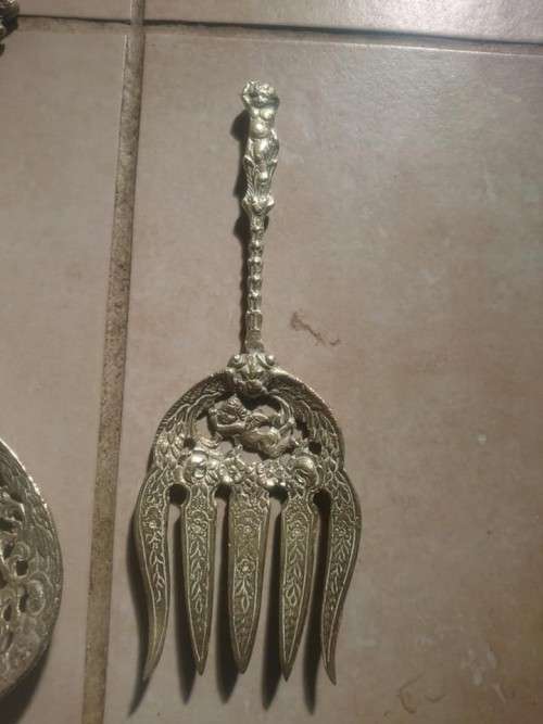 old spoon and fork set