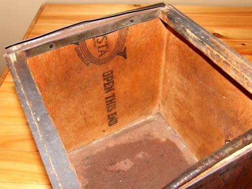 Rare Antique Ceylon tea box