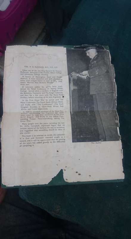 VERY SCARCE AFRICANA ` DELAYED ACTION ` SIGNED BY COL.A.G.McKENZIE-