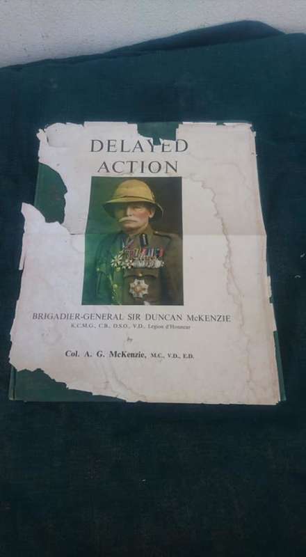 VERY SCARCE AFRICANA ` DELAYED ACTION ` SIGNED BY COL.A.G.McKENZIE-