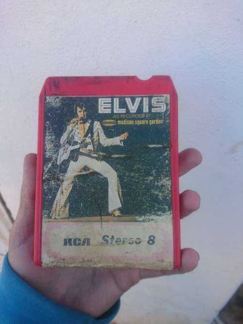 Vintage Elvis car tape.sorry dont know if working.dont have a way to test