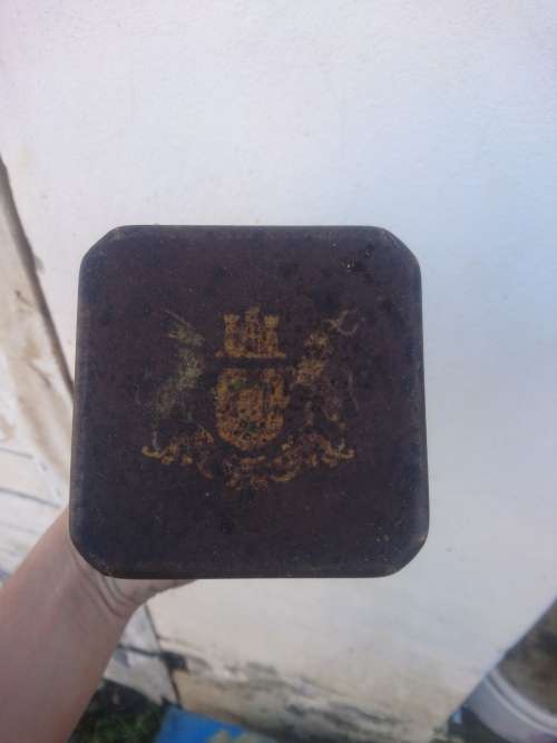 Africana coffee tin.some age related ware