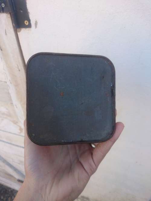Africana coffee tin.some age related ware