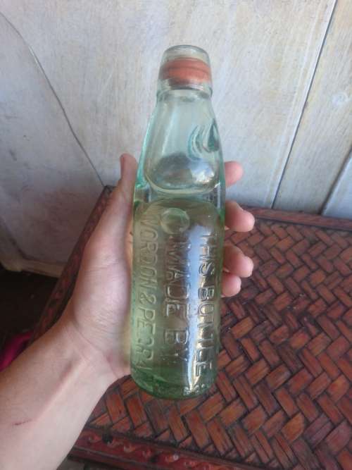 Very rare find.unopend Antique bottle Wordon&pegram