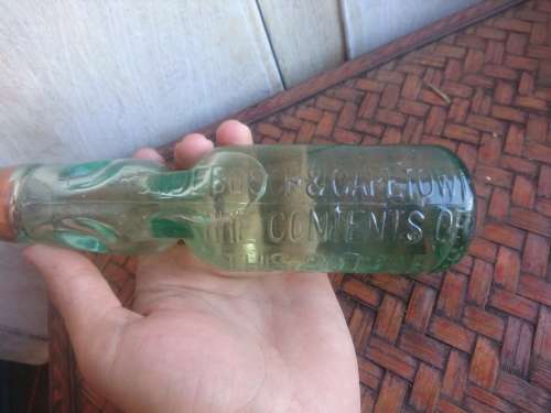 Very rare find.unopend Antique bottle Wordon&pegram