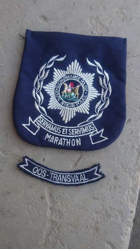SAP Marathon team Eastern Transvaal colours badges