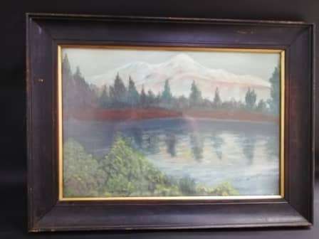 Original vintage oil on board by W Sichter size 48cm x 35cm!!!!!!