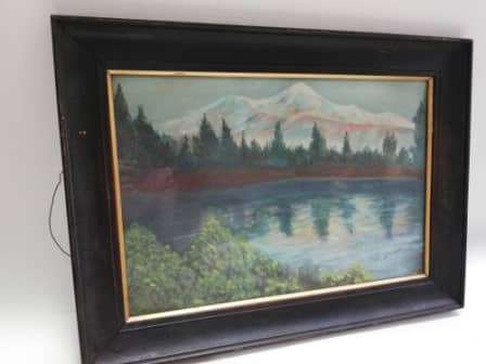 Original vintage oil on board by W Sichter size 48cm x 35cm!!!!!!