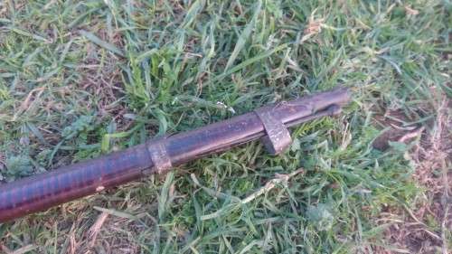 Early 1800s st etienne k 155 flint  Not working, got broken in combat