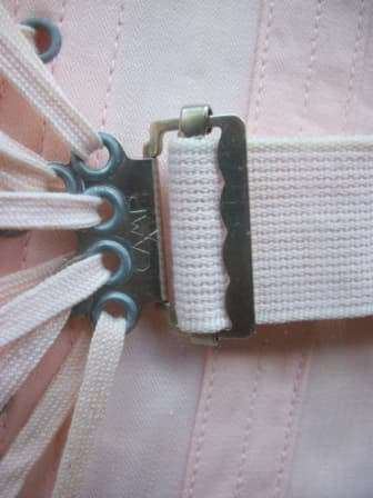 Antique CORSET, Framed behind Glass - LARGE 75cm x 68cm - 5.7kg
