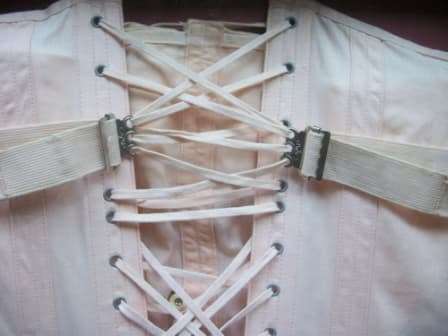 Antique CORSET, Framed behind Glass - LARGE 75cm x 68cm - 5.7kg