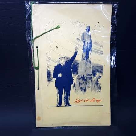 RARE!!! 1954 `Onthulling van Kruger-Standbeels`: Official 1954 Booklet