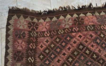 TIGHT-KNOT HAND-WOVEN KELIM RUG!! 1800mm - 1400mm
