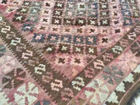 TIGHT-KNOT HAND-WOVEN KELIM RUG!! 1800mm - 1400mm