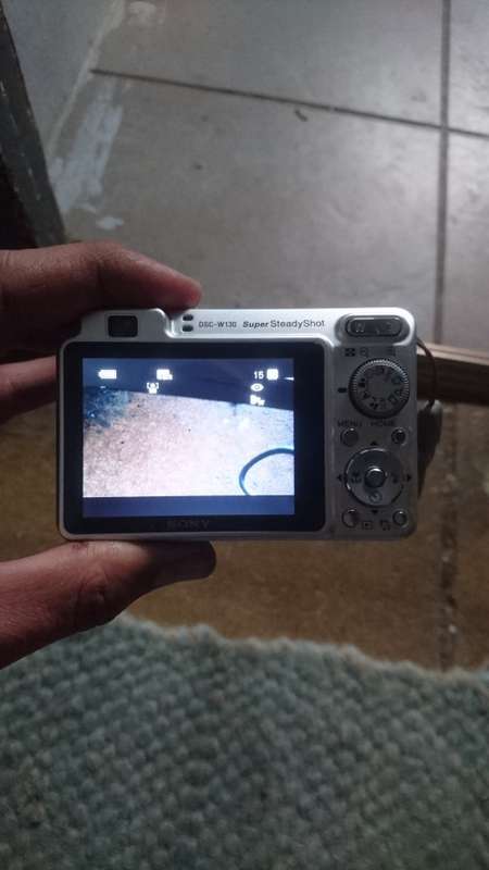 sony dsc w130 super steady shot With pouch and memory card No charger