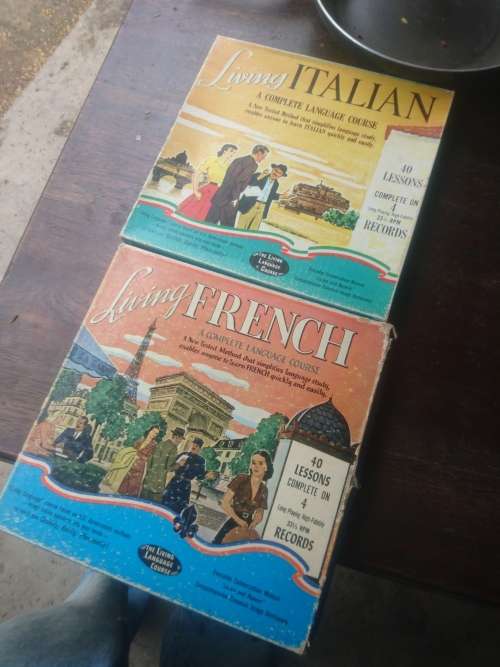 Old language courses bid per item