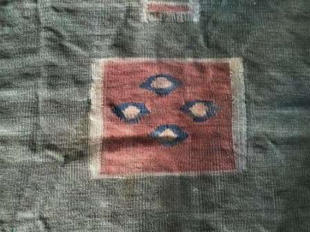 HAND-KNOTTED GREEN DHURRIE KELIM CARPET!! 1700mm - 1100mm
