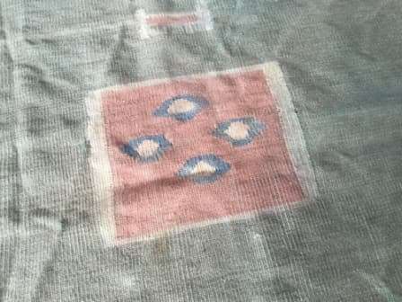 HAND-KNOTTED GREEN DHURRIE KELIM CARPET!! 1700mm - 1100mm