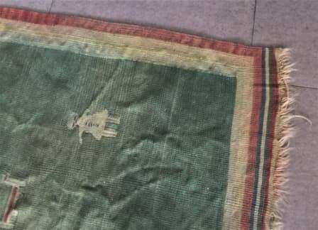 HAND-KNOTTED GREEN DHURRIE KELIM CARPET!! 1700mm - 1100mm