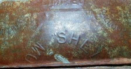 1903 SHELL MOTOR SPIRIT 4 IMPERIAL GALLONS CAN CONVERTED INTO `TROMMEL`
