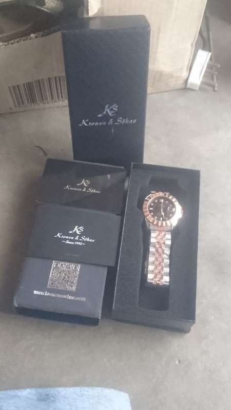 NEW KRONE AND SHONE MENS WATCH VERY EXCLUSIVE AND LUXURIOUS