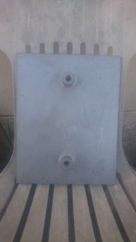 VINTAGE NATIONAL BORDER SIGN OF GERMAN DEMOCRATIC REPUBLIC (METAL CASTING) VERY GOOD CONDITION