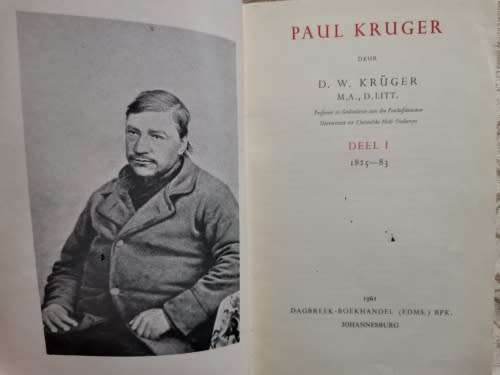 Paul Kruger deel I en II deur DW Kruger 1961 (stel)