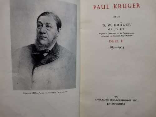 Paul Kruger deel I en II deur DW Kruger 1961 (stel)