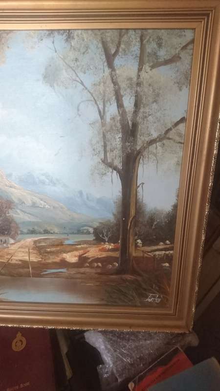 Lovely P.Wise framed oil on board,signed bottom right  A LISTED ARTIST 49cm x 59cm