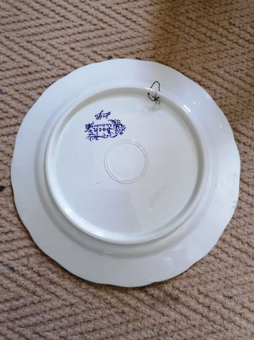 boch la louviere delfts large plate