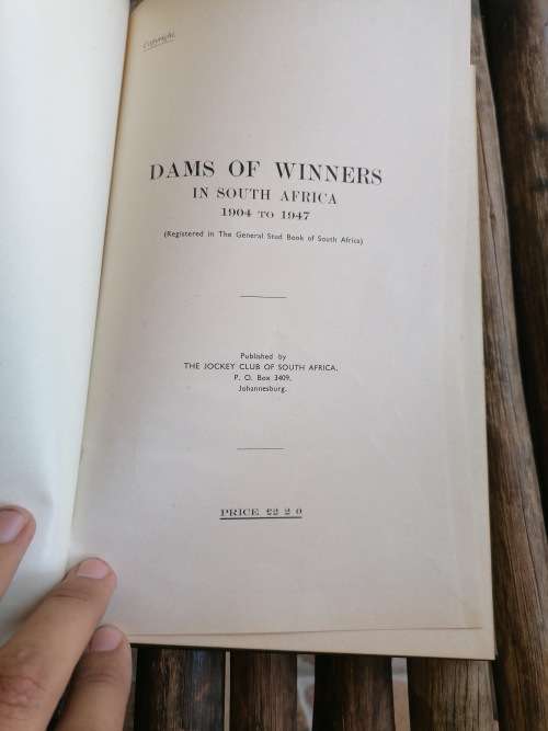 Dams of Winners in South Africa 1st August 1904 to 31st July 1947 - Kelley-Patterson, Mr. W