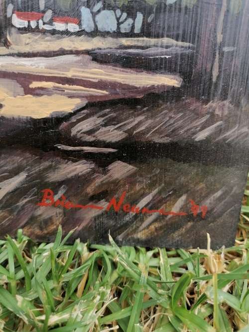 Stunning brian Neumann unframed painting 40cm x 26cm