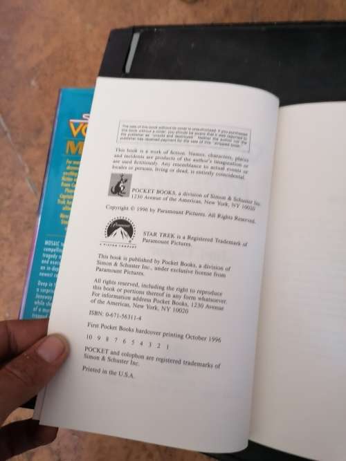 star trek voyager book 1996
