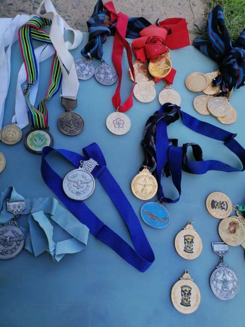 Huge collection of military sport related medals