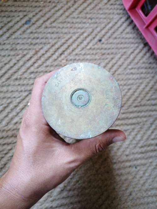 Cool find AERONAUTICAL JET ENGINE BRASS SHELL STARTER CART. ELEC. ENG. START. RLB