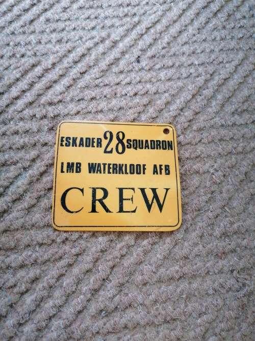 Rare find 28 Squadron SAAF passes bid per item