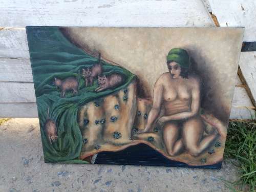 Painting on canvas