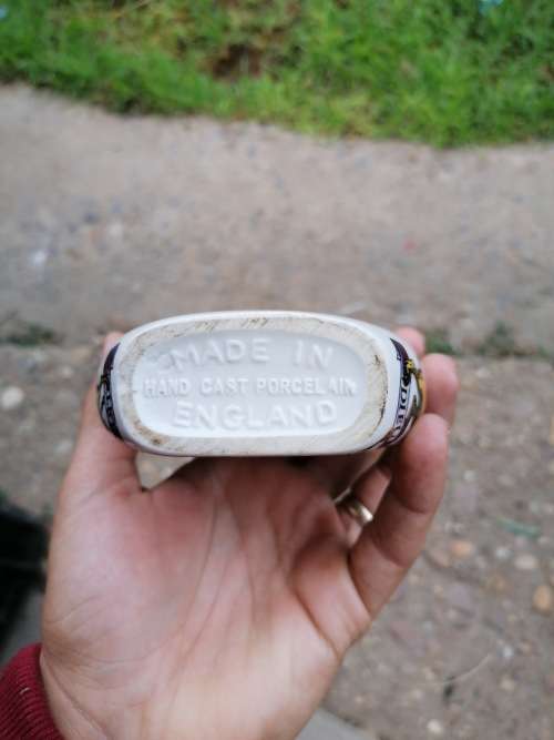 Cool british navy porcelain empty bottle