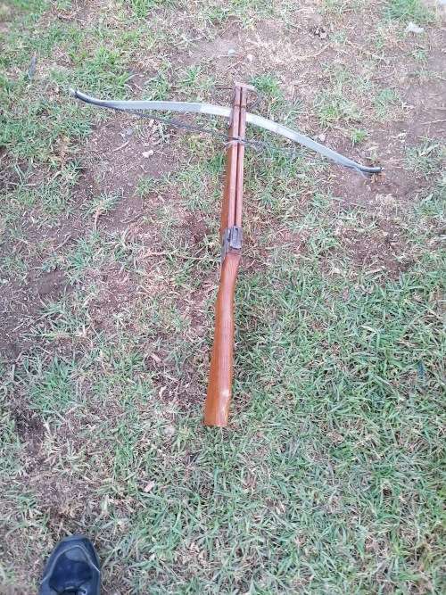 Vintage crossbows. Needs tlc