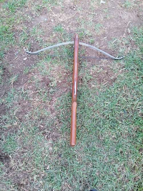 Vintage crossbows. Needs tlc