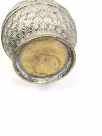 1920s Stunning Champleve enameling. High quality detailed solid brass vase!!!!