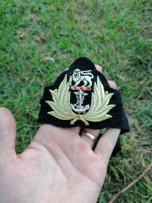 SA Navy Officers Cap Band